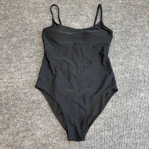 Old Navy Black One Piece Swimsuit Adjustable Straps Women's Medium